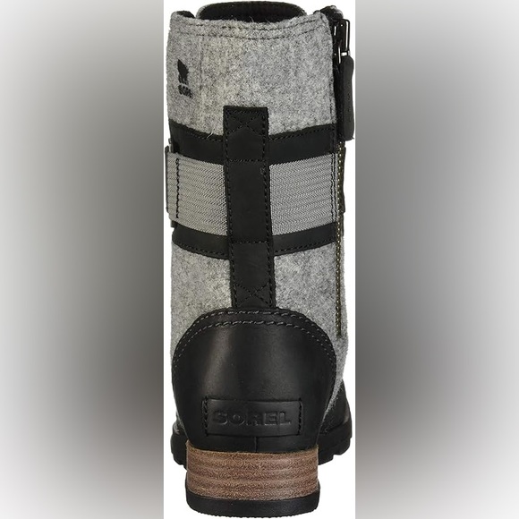Sorel Black and Grey Major Carly Snow Boot - Picture 3 of 14